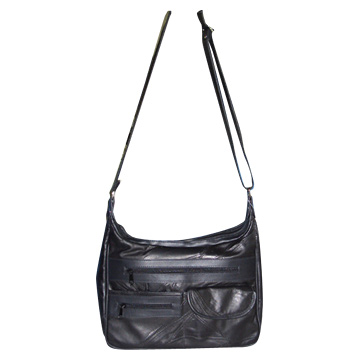 Patched Leather Bag